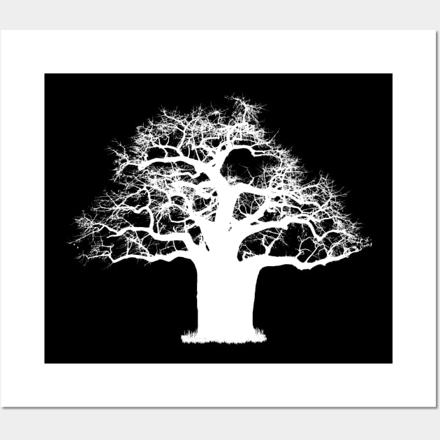 Baobab Tree in Kenya / Africa Wall Art by T-SHIRTS UND MEHR